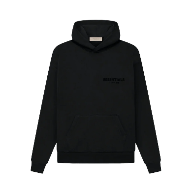 Black Essentials Hoodie 2.0