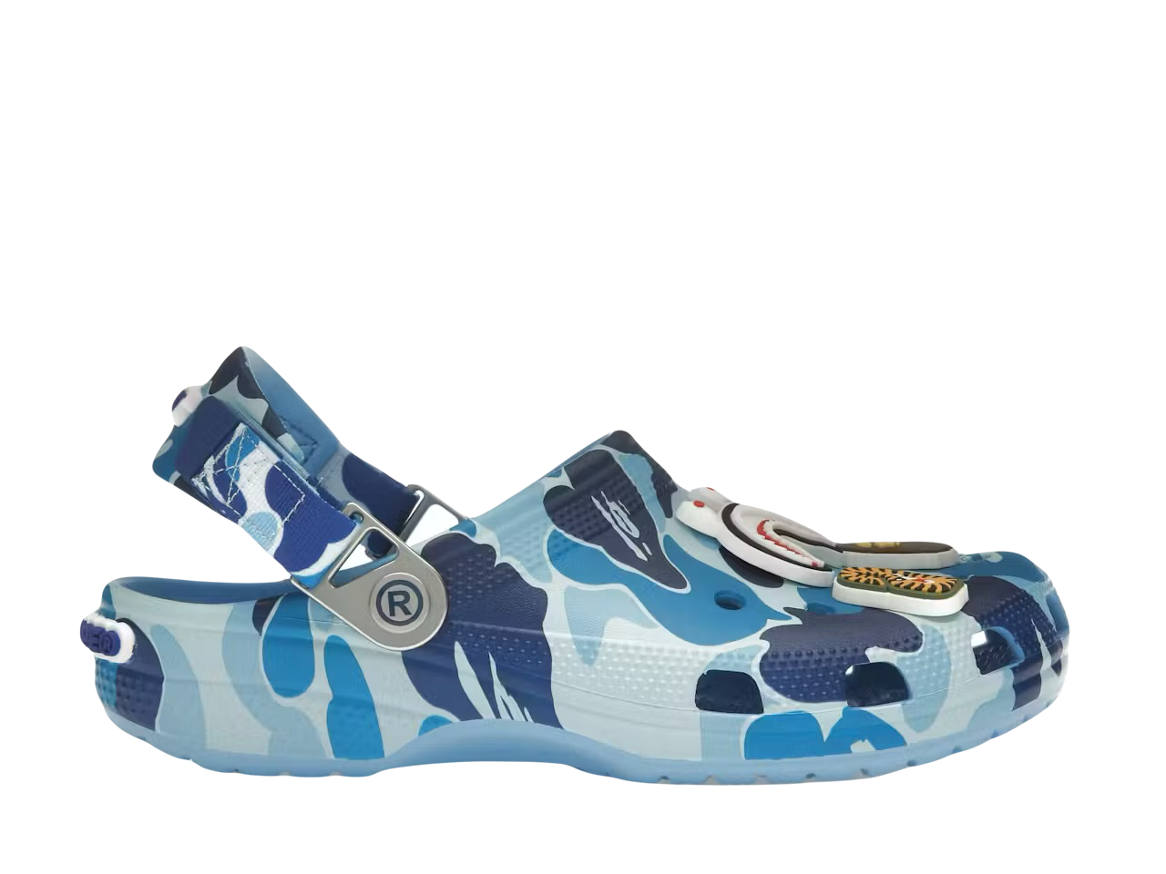 Bape Crocs - Camo Blue