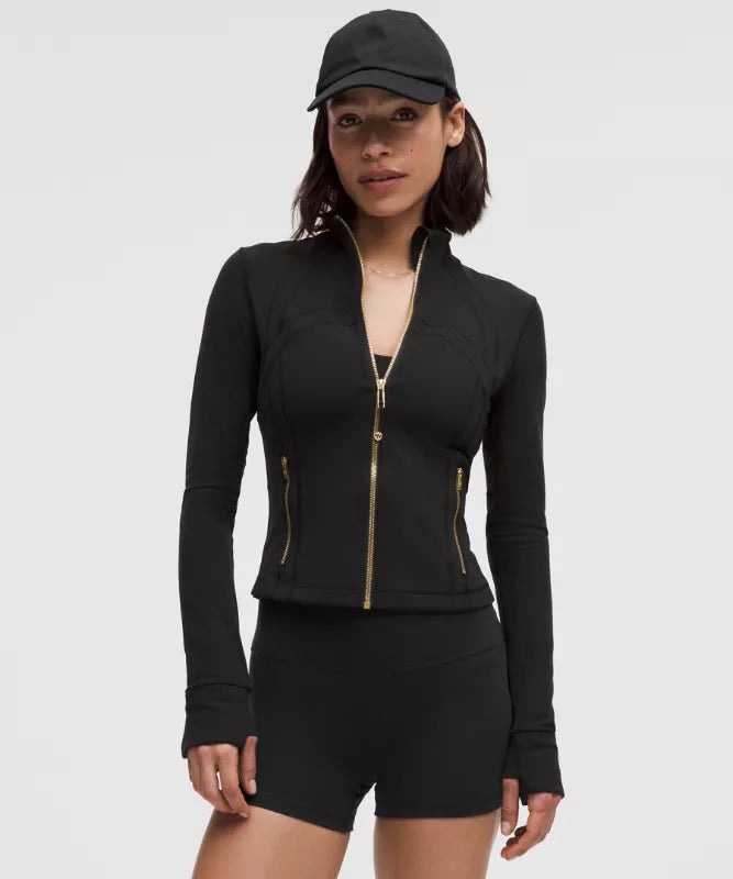 Black + Gold Lululemon (Cropped)