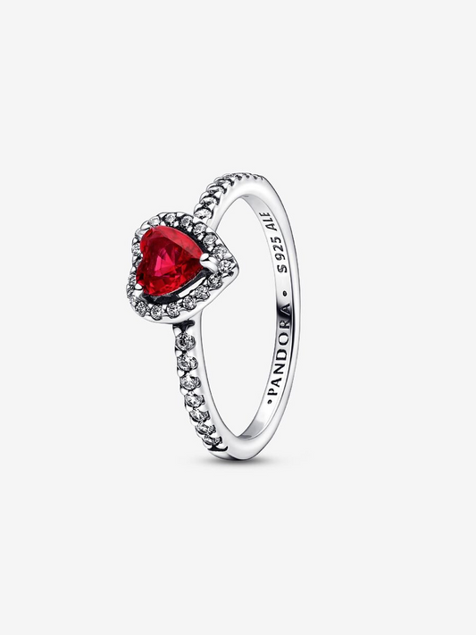 Red Heart Pandora Ring