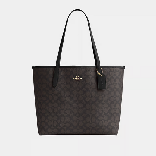 Brown Coach Tote Bag