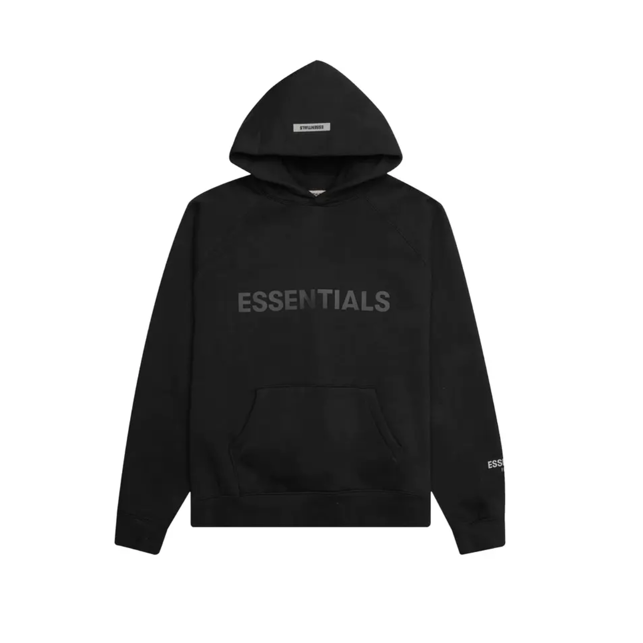 Black Essentials Hoodie