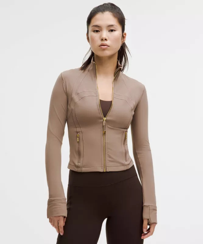 Defined Lululemon - Khaki Gold Zip (non-cropped)