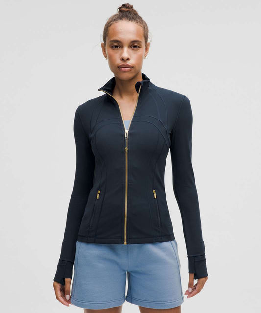Defined Lululemon - Navy Blue Gold Zip