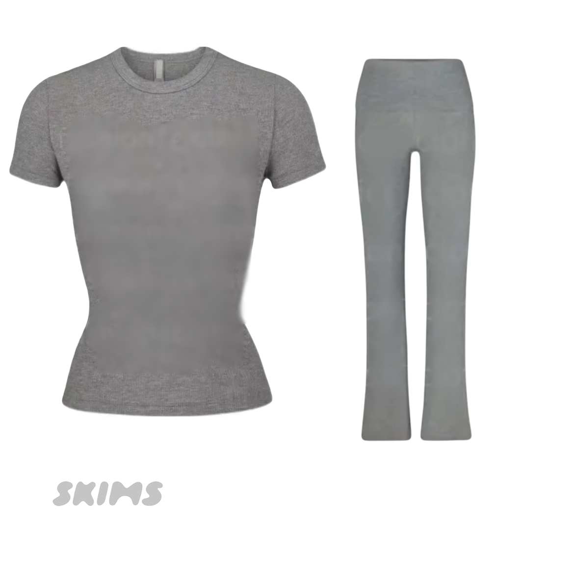 Dark Grey Short + Flares