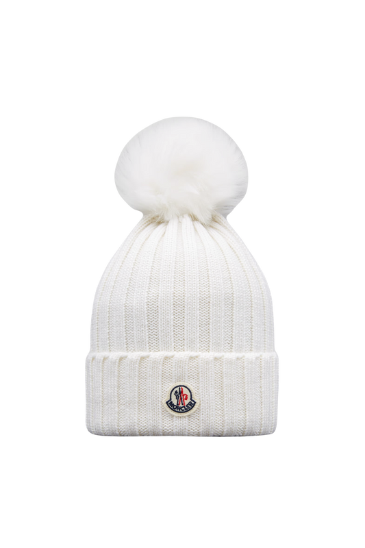 Moncler Beanie - White