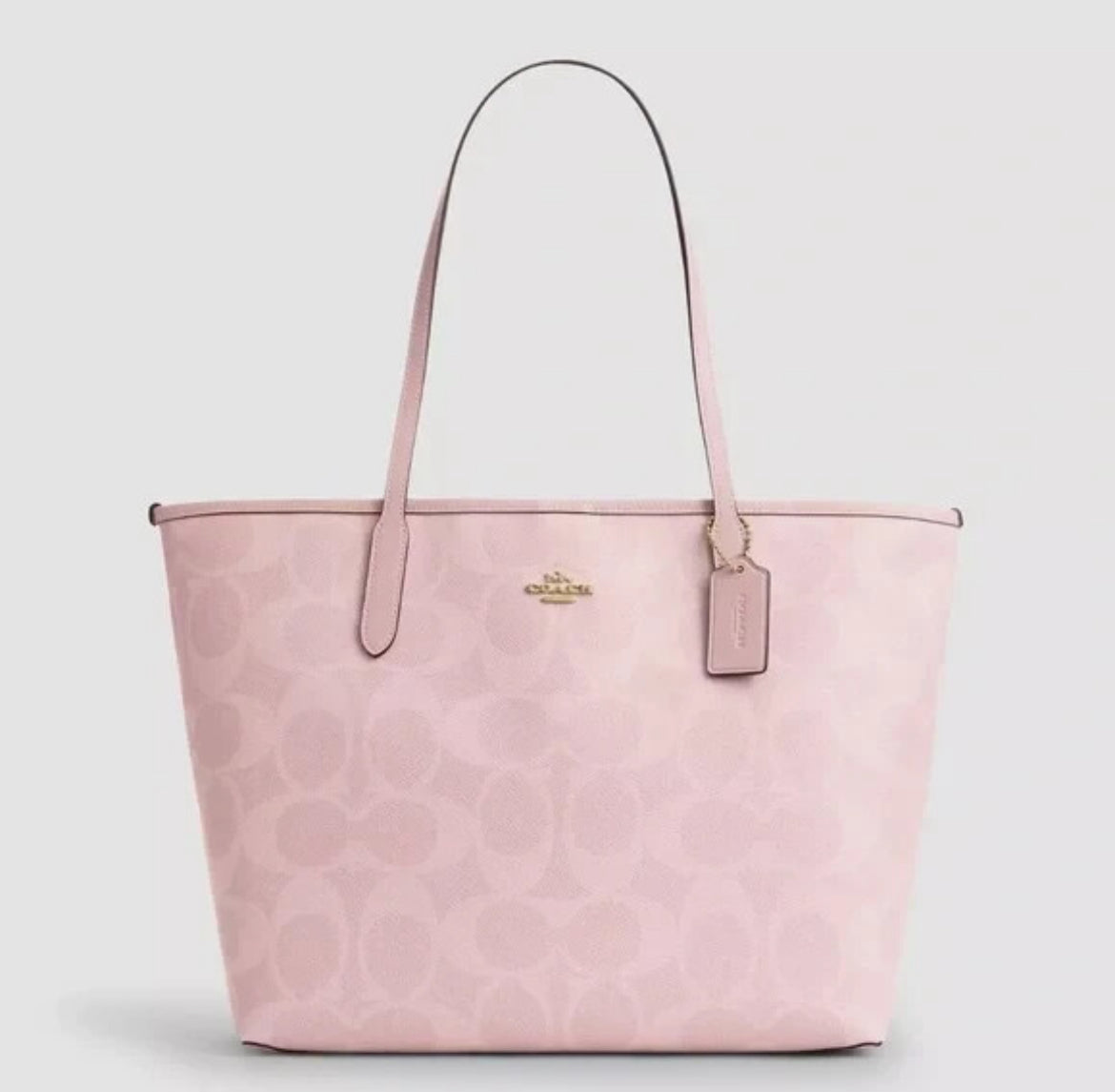 Pink Coach Tote Bag