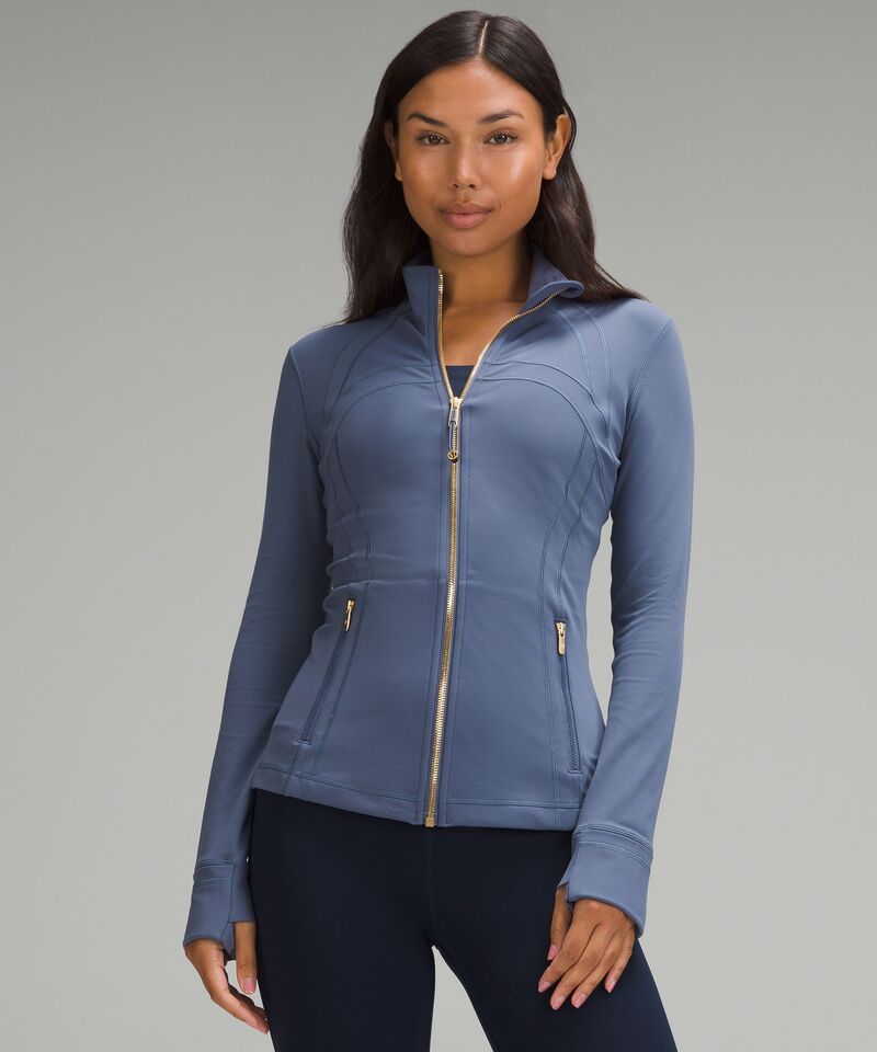 Defined Lululemon - Light Blue Gold Zip