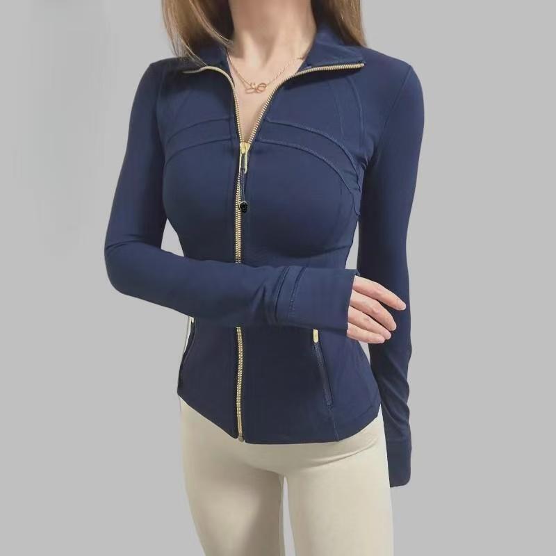 Defined Lululemon - Navy Blue Gold Zip